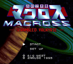Macross: Scrambled Valkyrie screenshot 2 for Super Famicom